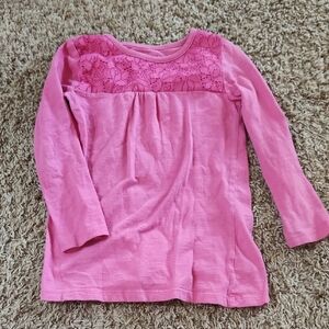 Jumping Beans Pink Long Sleeve Kids Tee